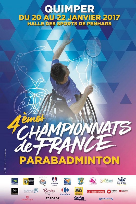 Affiche France 2017 Parabadminton
